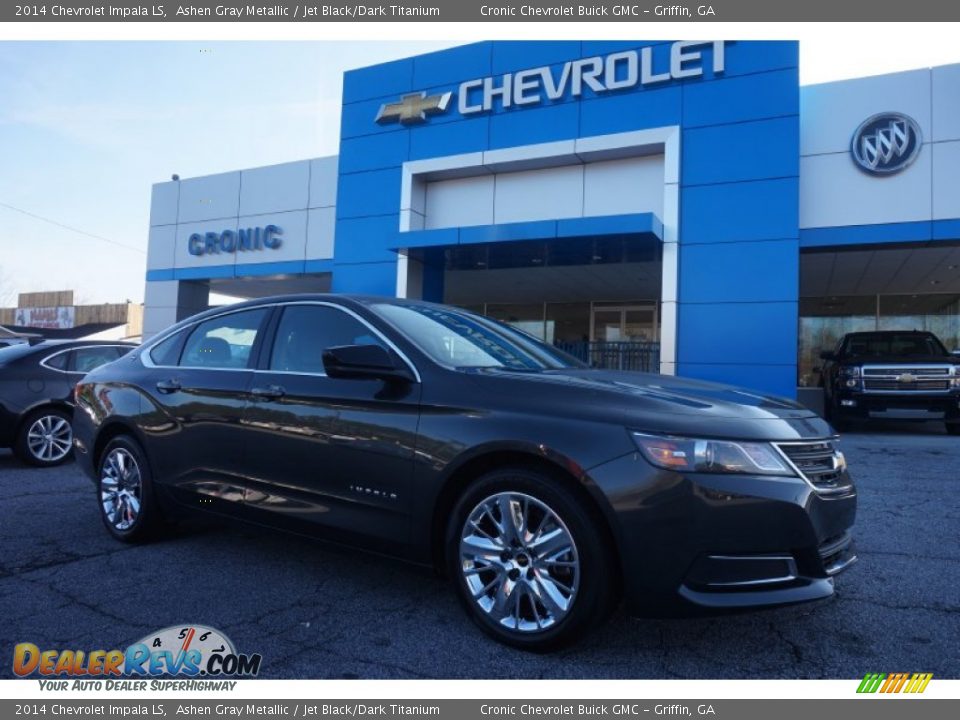 2014 Chevrolet Impala LS Ashen Gray Metallic / Jet Black/Dark Titanium Photo #1