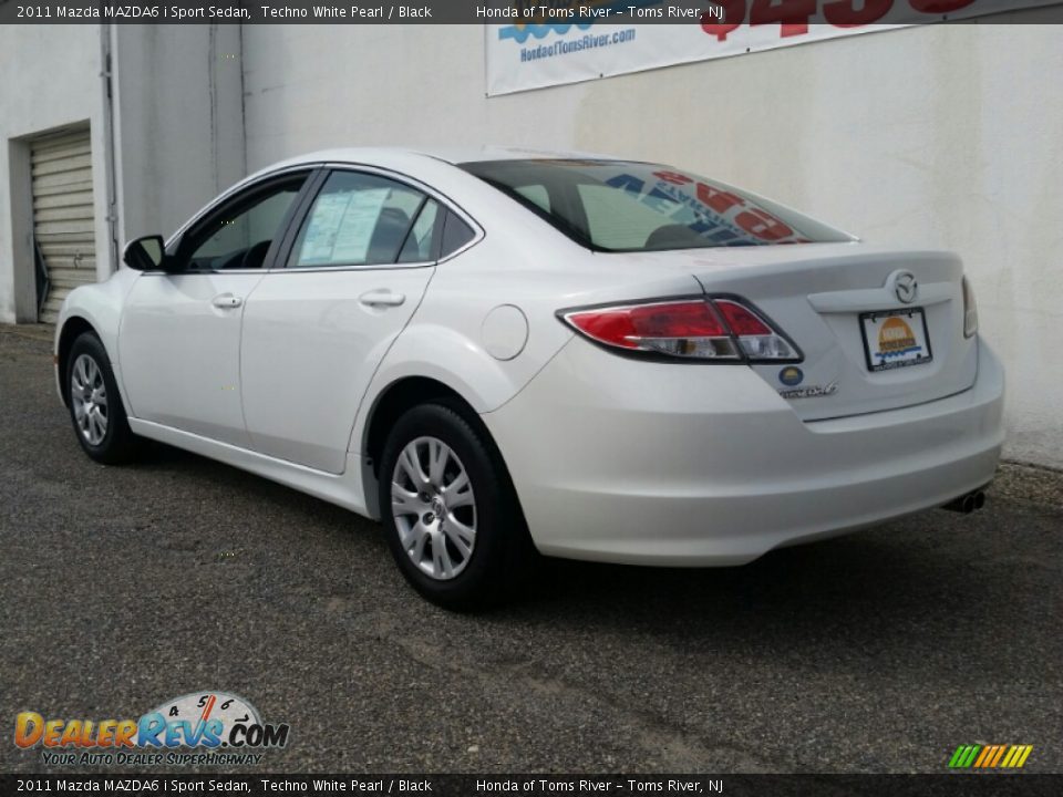 2011 Mazda MAZDA6 i Sport Sedan Techno White Pearl / Black Photo #4