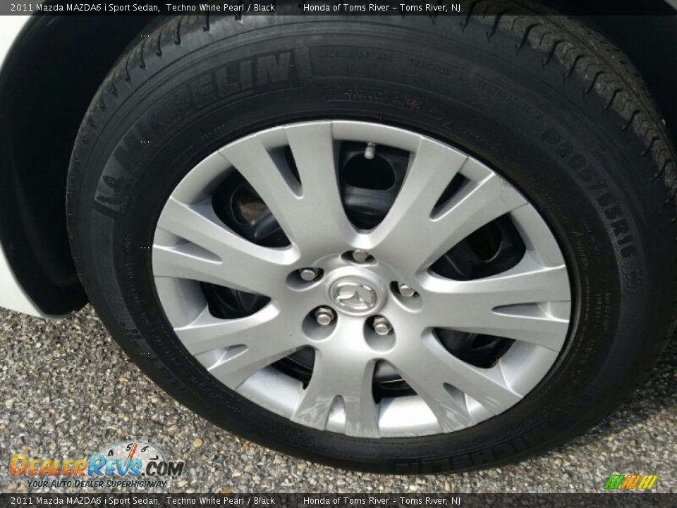 2011 Mazda MAZDA6 i Sport Sedan Techno White Pearl / Black Photo #6