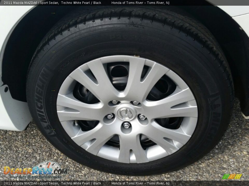 2011 Mazda MAZDA6 i Sport Sedan Techno White Pearl / Black Photo #8
