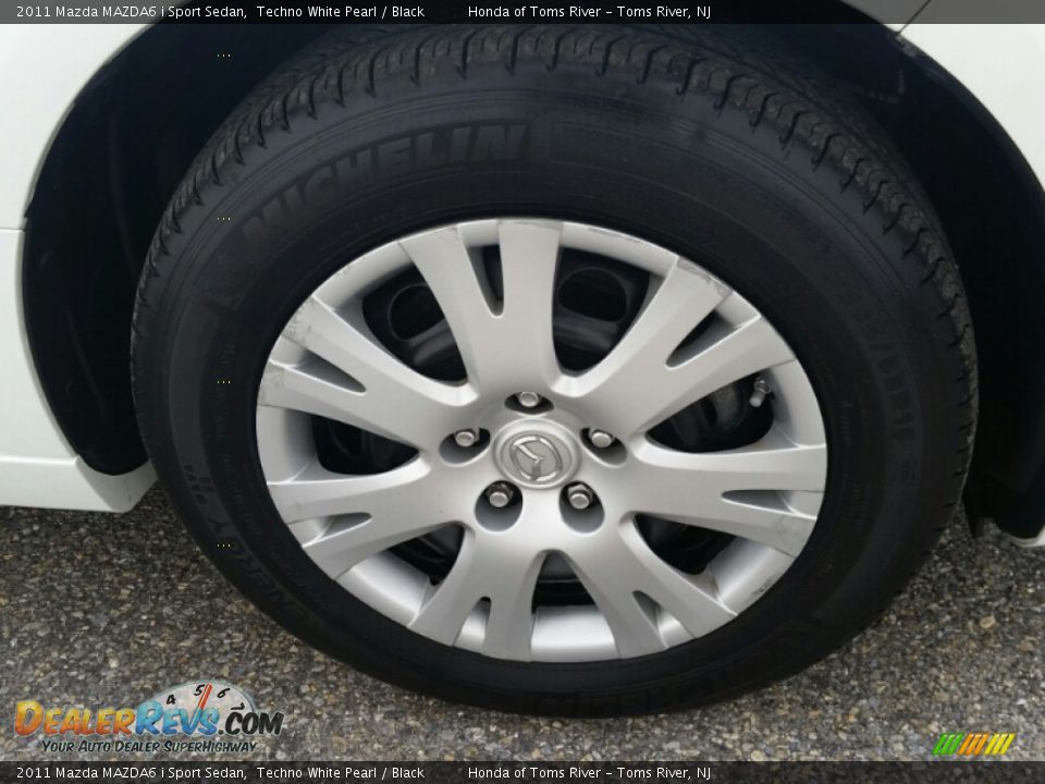2011 Mazda MAZDA6 i Sport Sedan Techno White Pearl / Black Photo #9