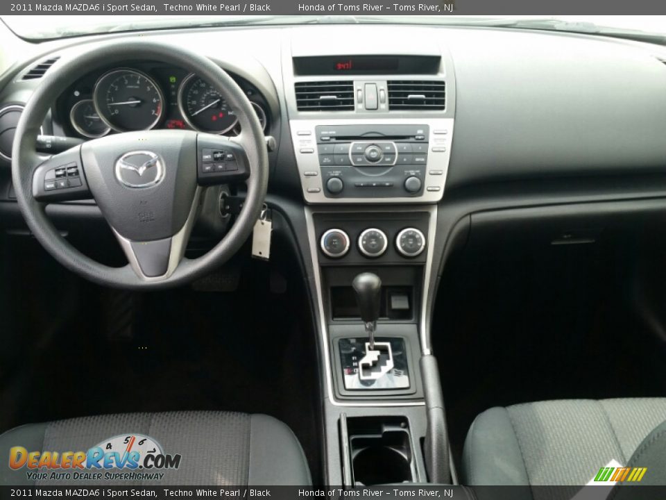 2011 Mazda MAZDA6 i Sport Sedan Techno White Pearl / Black Photo #11