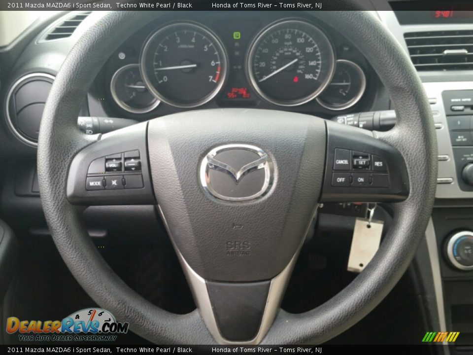 2011 Mazda MAZDA6 i Sport Sedan Techno White Pearl / Black Photo #15