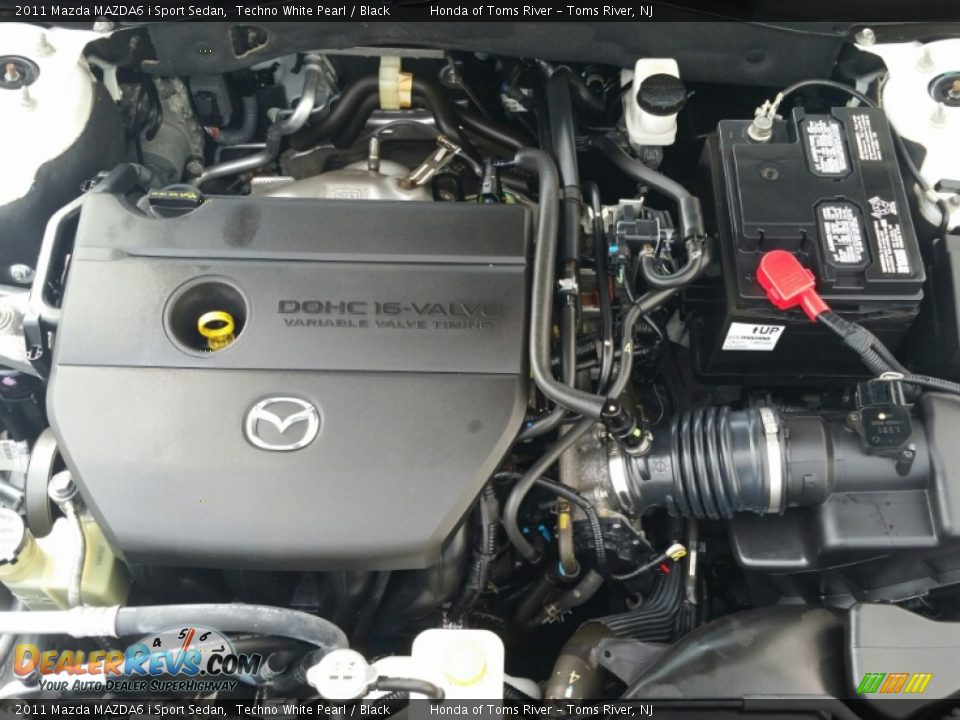 2011 Mazda MAZDA6 i Sport Sedan Techno White Pearl / Black Photo #27