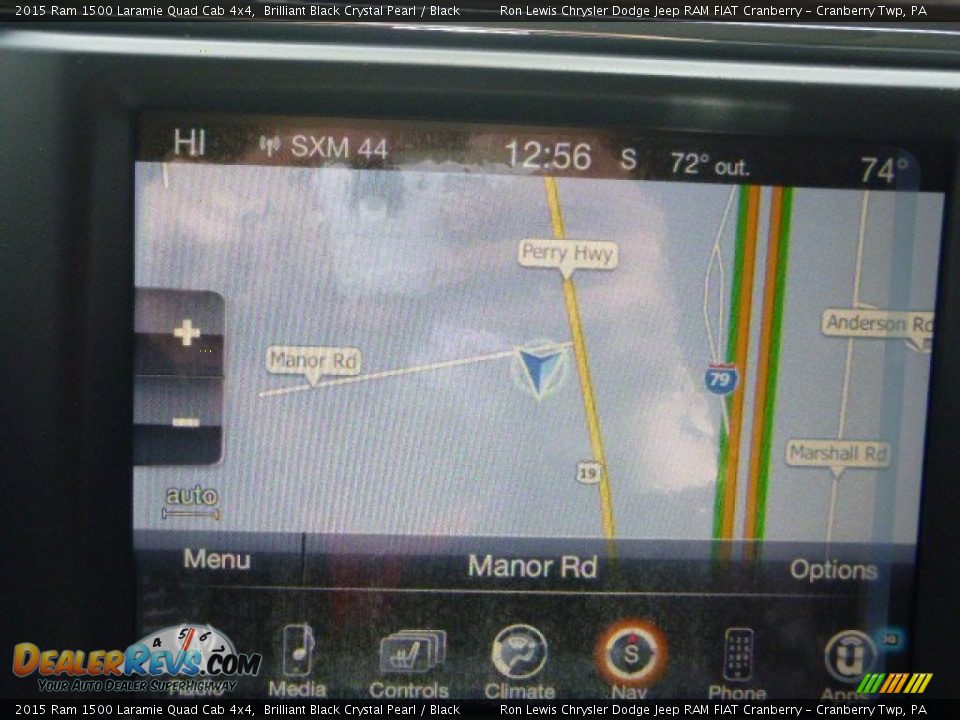 Navigation of 2015 Ram 1500 Laramie Quad Cab 4x4 Photo #18