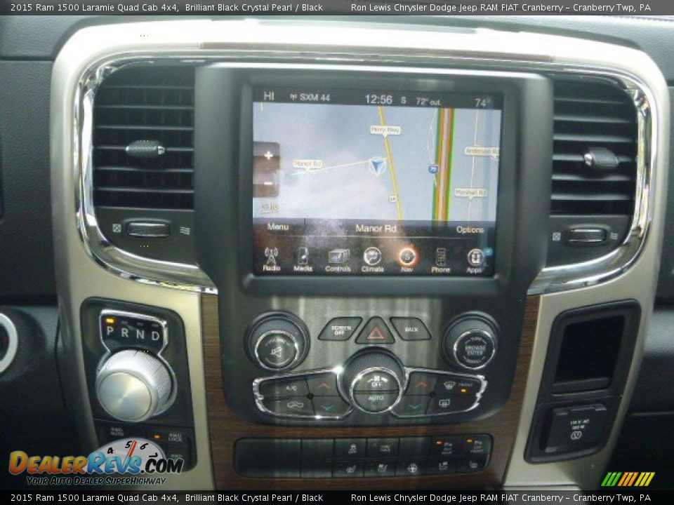 Controls of 2015 Ram 1500 Laramie Quad Cab 4x4 Photo #19