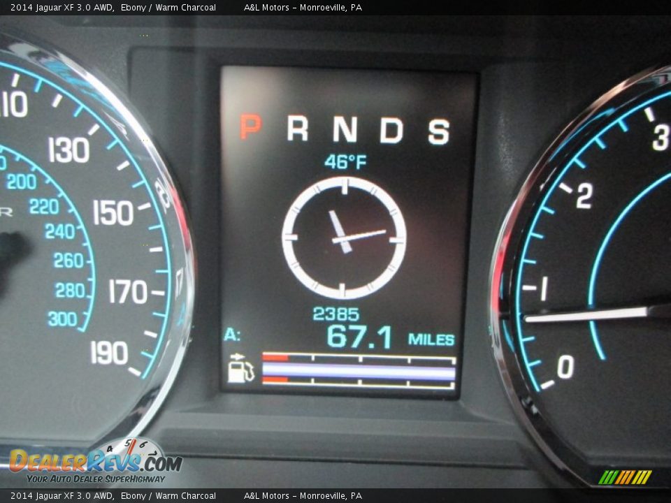 2014 Jaguar XF 3.0 AWD Ebony / Warm Charcoal Photo #20
