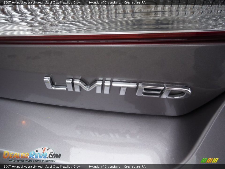 2007 Hyundai Azera Limited Steel Gray Metallic / Gray Photo #10