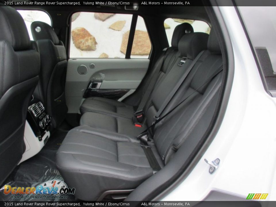 Rear Seat of 2015 Land Rover Range Rover Supercharged Photo #13