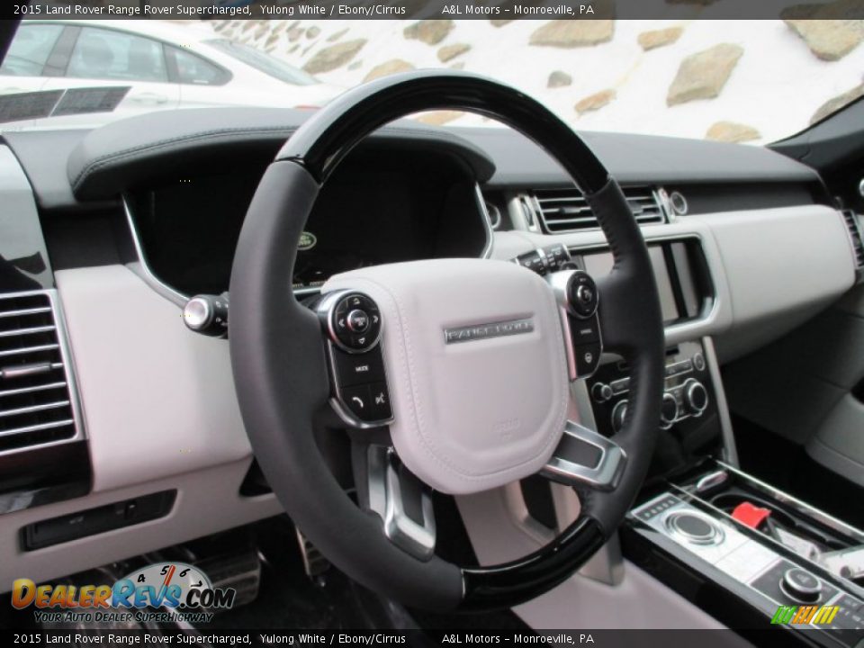 2015 Land Rover Range Rover Supercharged Steering Wheel Photo #14