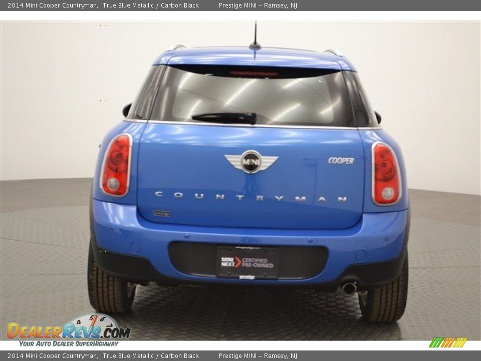 2014 Mini Cooper Countryman True Blue Metallic / Carbon Black Photo #4