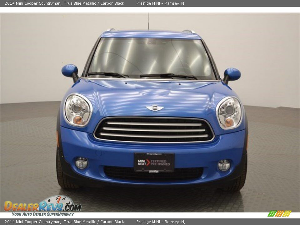 2014 Mini Cooper Countryman True Blue Metallic / Carbon Black Photo #8