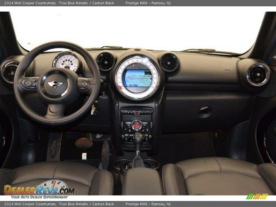 2014 Mini Cooper Countryman True Blue Metallic / Carbon Black Photo #22