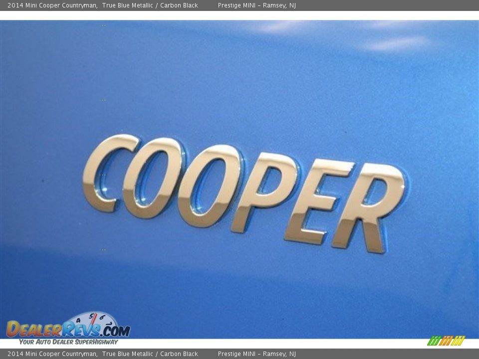 2014 Mini Cooper Countryman True Blue Metallic / Carbon Black Photo #35