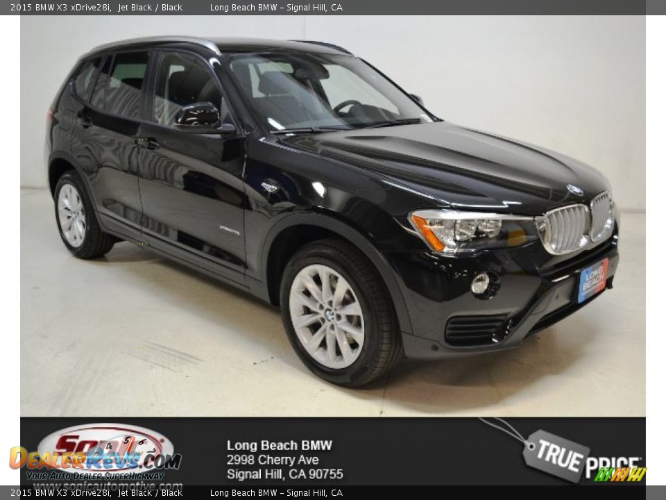 2015 BMW X3 xDrive28i Jet Black / Black Photo #1