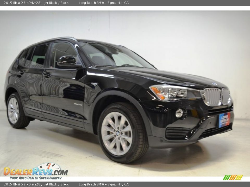 2015 BMW X3 xDrive28i Jet Black / Black Photo #2