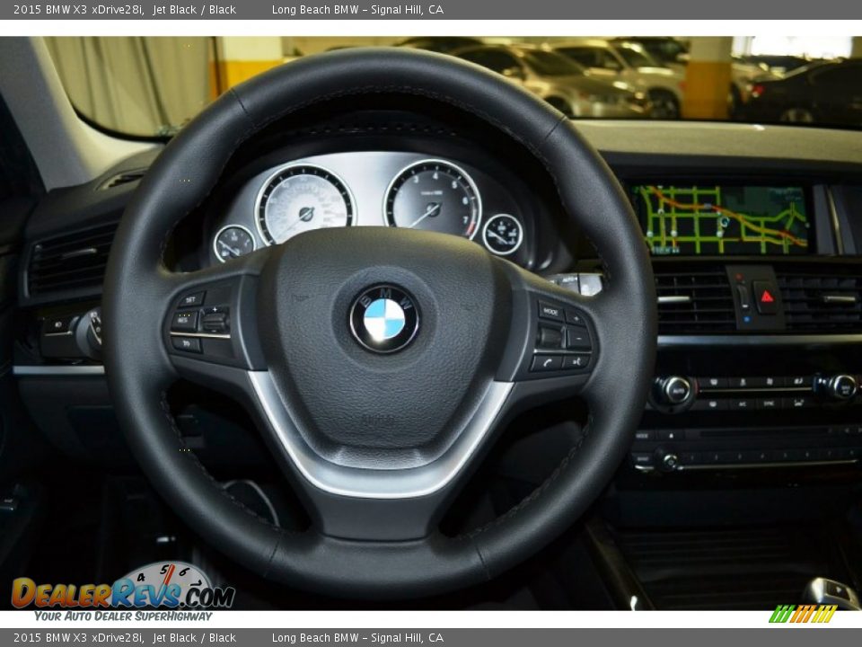 2015 BMW X3 xDrive28i Jet Black / Black Photo #9