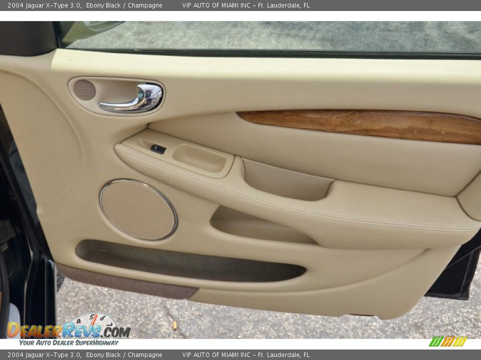 Door Panel of 2004 Jaguar X-Type 3.0 Photo #12