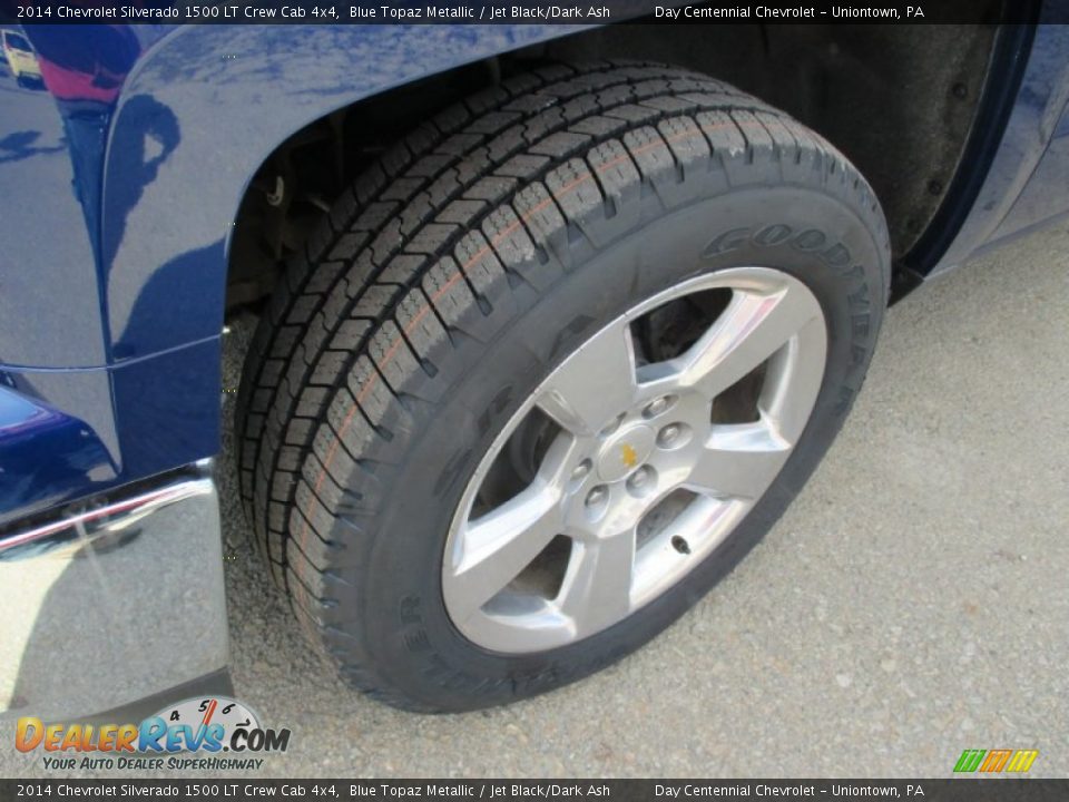 2014 Chevrolet Silverado 1500 LT Crew Cab 4x4 Blue Topaz Metallic / Jet Black/Dark Ash Photo #16
