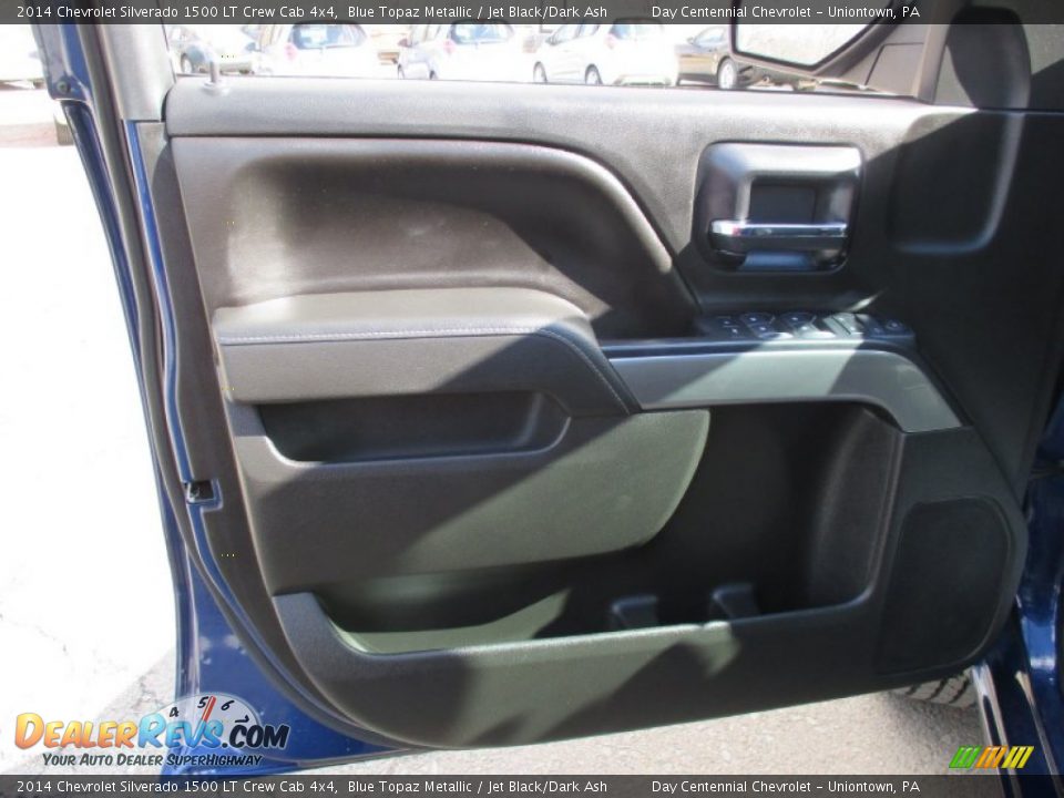 2014 Chevrolet Silverado 1500 LT Crew Cab 4x4 Blue Topaz Metallic / Jet Black/Dark Ash Photo #19