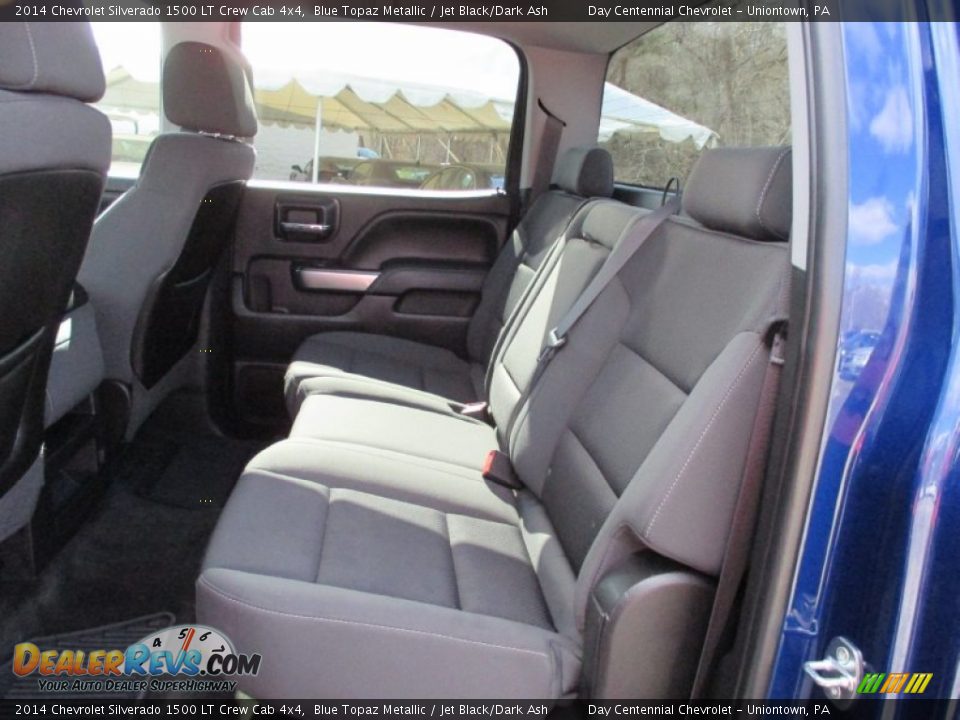 2014 Chevrolet Silverado 1500 LT Crew Cab 4x4 Blue Topaz Metallic / Jet Black/Dark Ash Photo #21