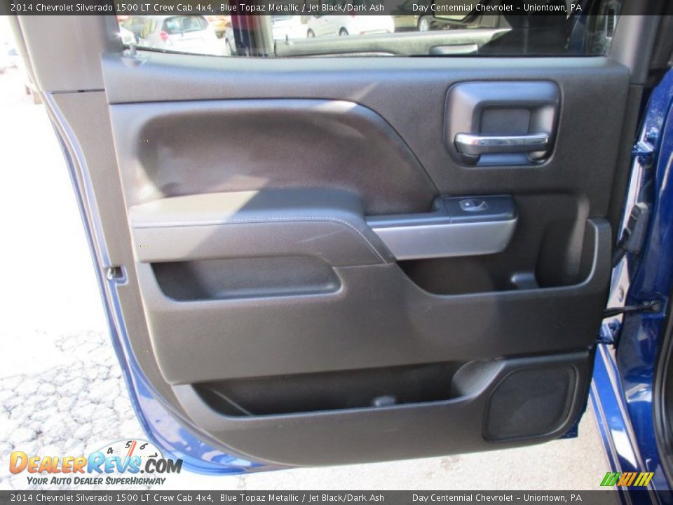 2014 Chevrolet Silverado 1500 LT Crew Cab 4x4 Blue Topaz Metallic / Jet Black/Dark Ash Photo #23