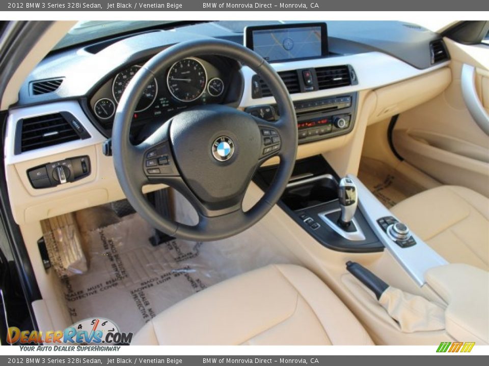 Venetian Beige Interior - 2012 BMW 3 Series 328i Sedan Photo #9