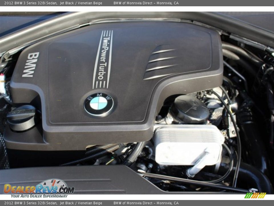 2012 BMW 3 Series 328i Sedan Jet Black / Venetian Beige Photo #19