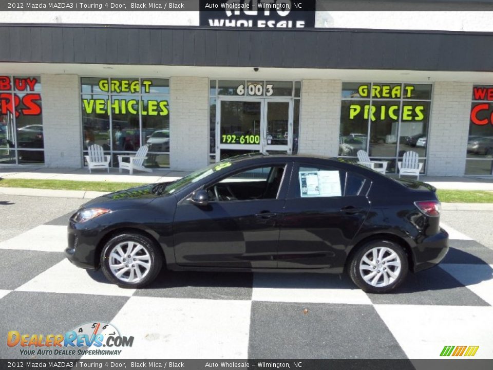 2012 Mazda MAZDA3 i Touring 4 Door Black Mica / Black Photo #1
