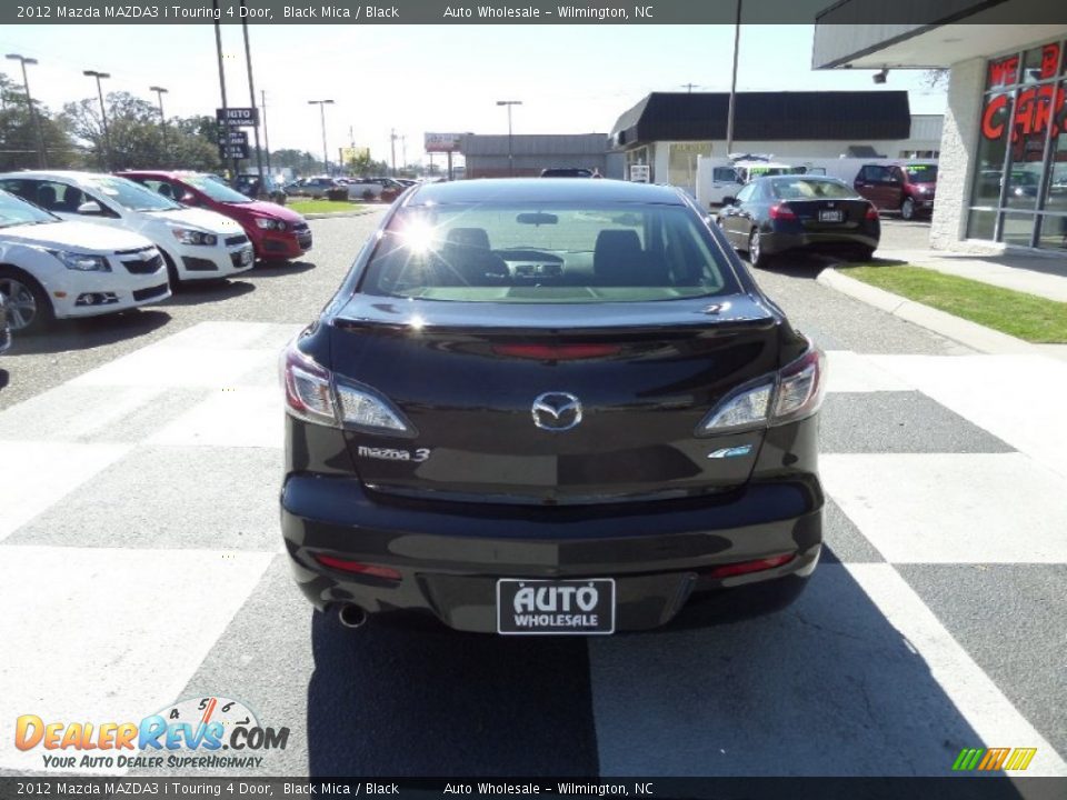 2012 Mazda MAZDA3 i Touring 4 Door Black Mica / Black Photo #4