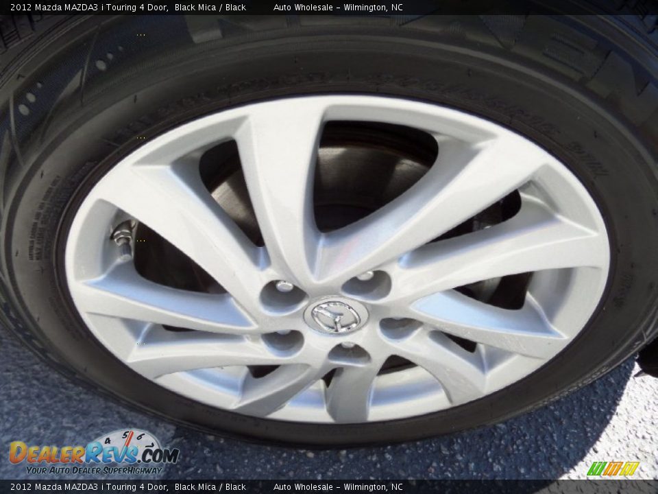 2012 Mazda MAZDA3 i Touring 4 Door Black Mica / Black Photo #7
