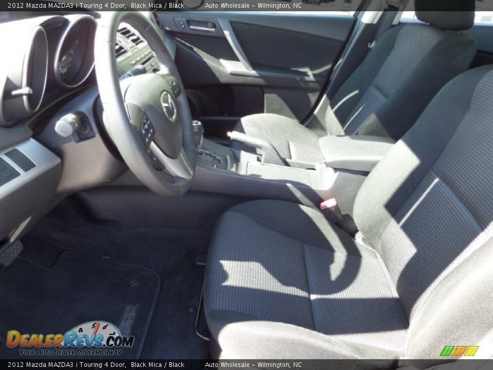 2012 Mazda MAZDA3 i Touring 4 Door Black Mica / Black Photo #11
