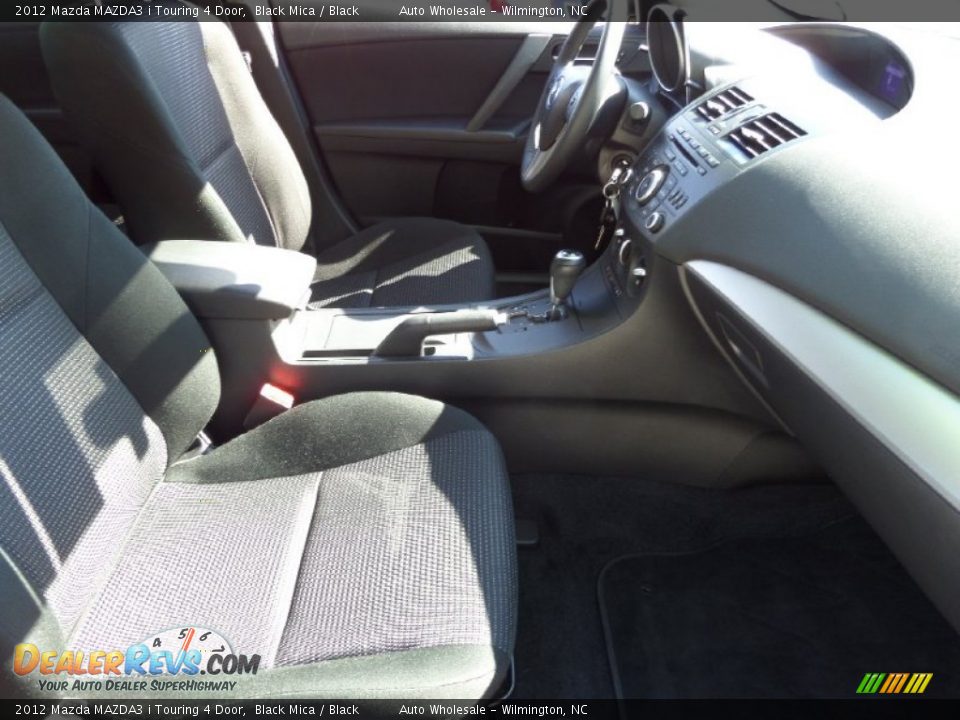 2012 Mazda MAZDA3 i Touring 4 Door Black Mica / Black Photo #14