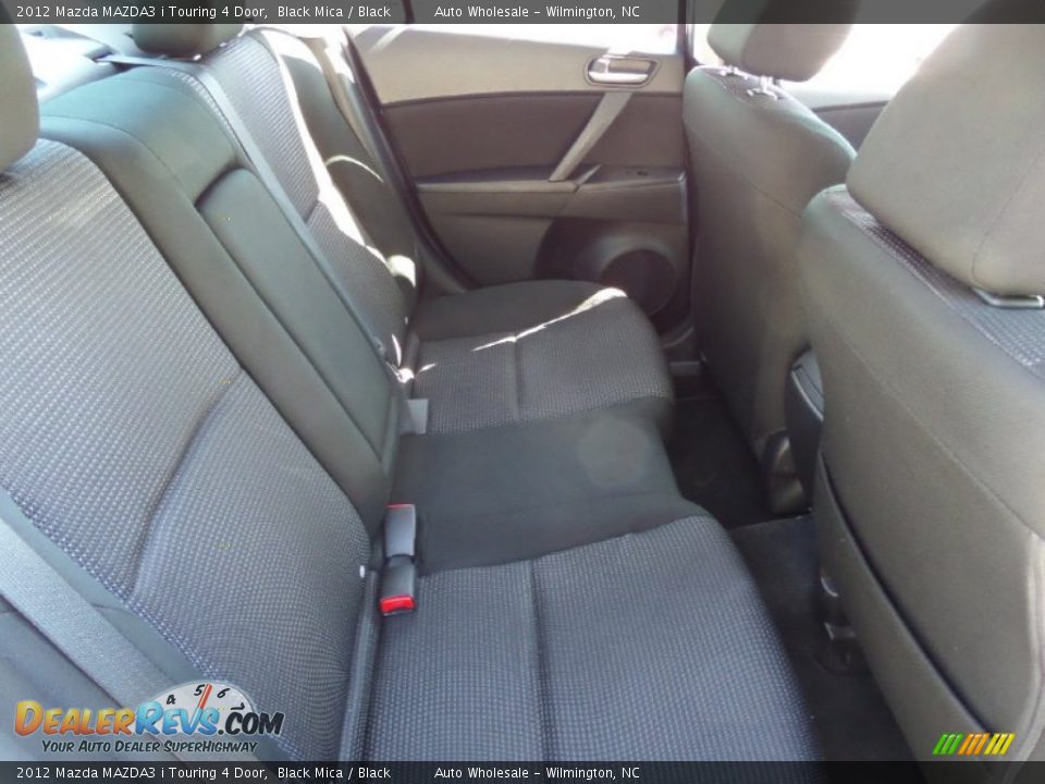 2012 Mazda MAZDA3 i Touring 4 Door Black Mica / Black Photo #15