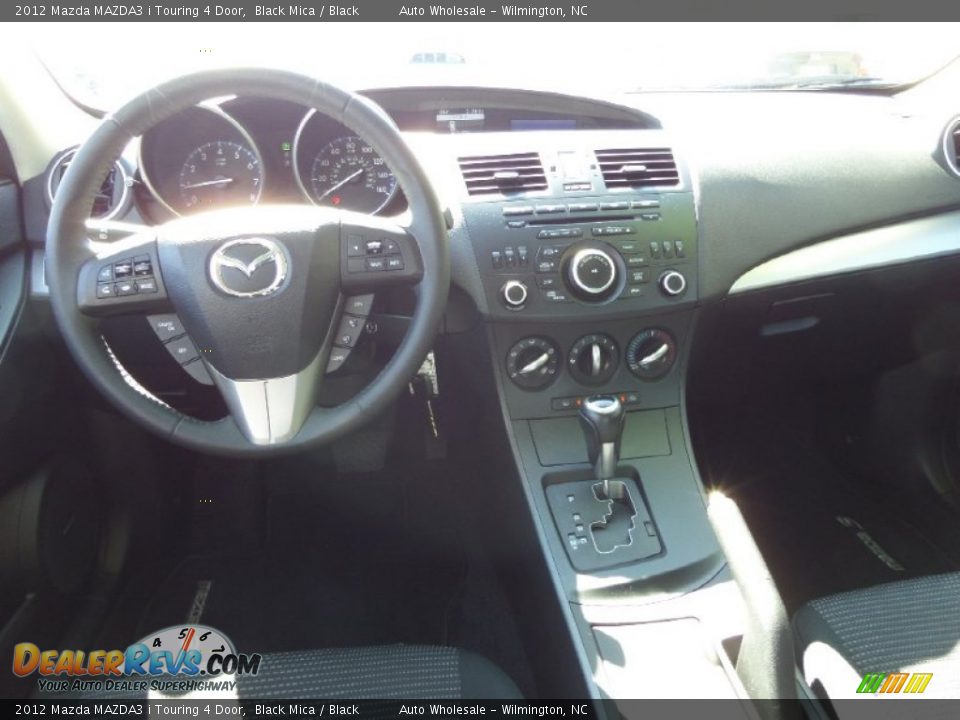 2012 Mazda MAZDA3 i Touring 4 Door Black Mica / Black Photo #16