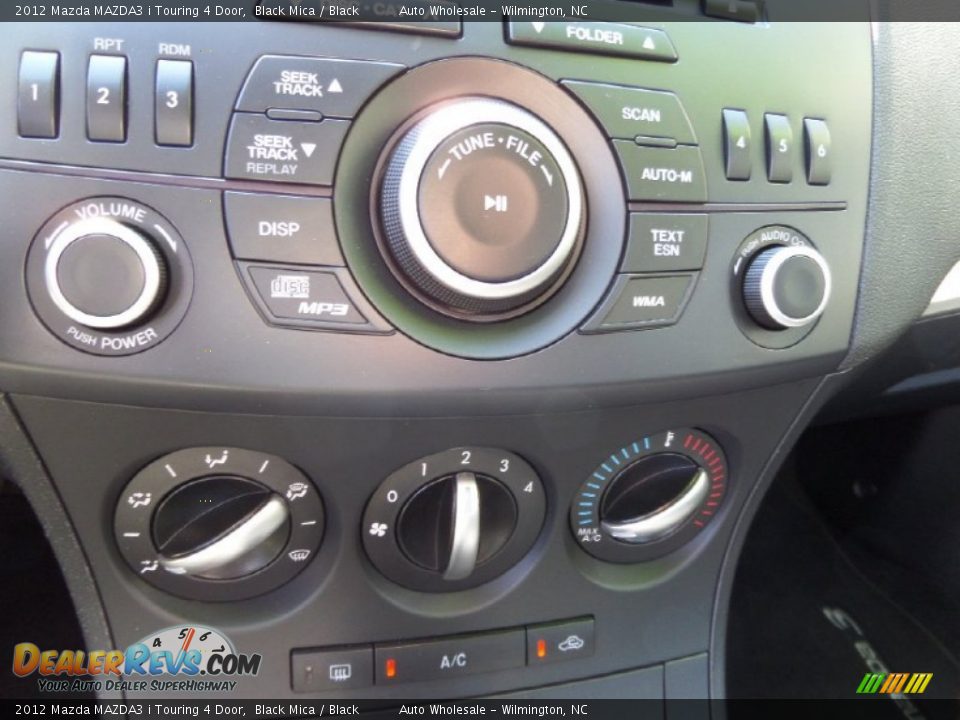 2012 Mazda MAZDA3 i Touring 4 Door Black Mica / Black Photo #19