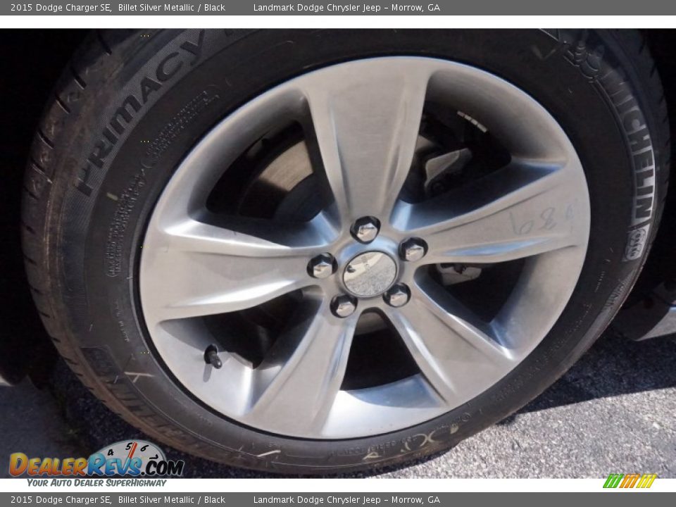 2015 Dodge Charger SE Billet Silver Metallic / Black Photo #5