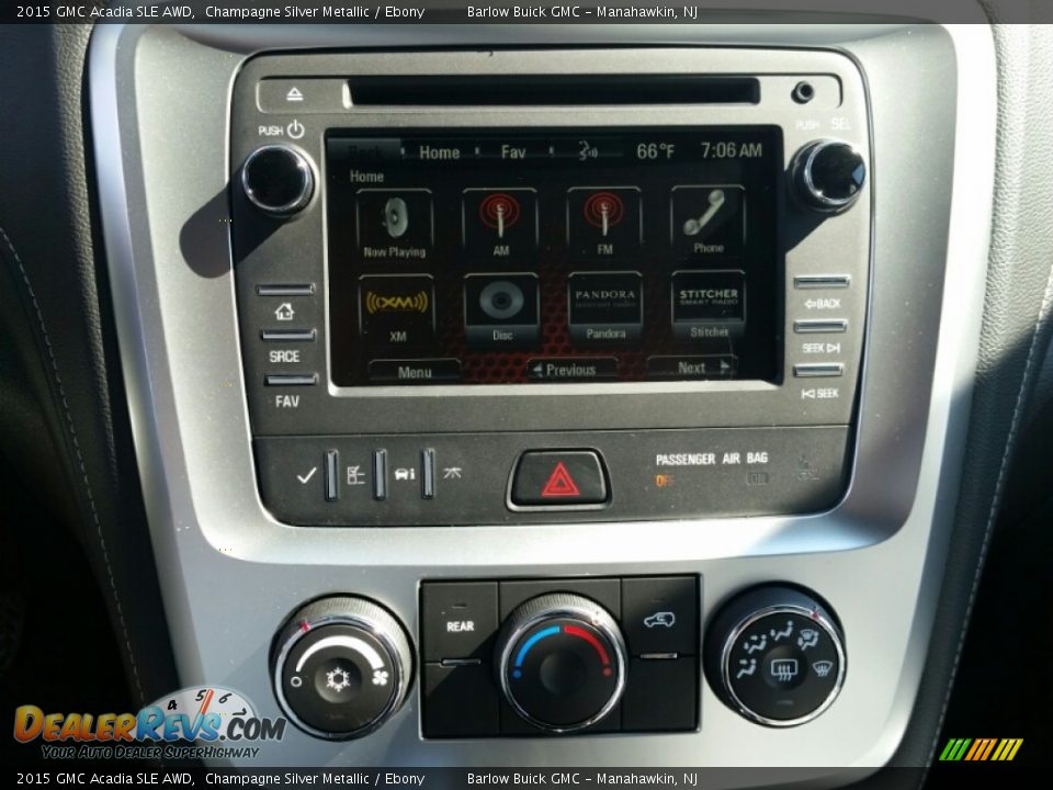 2015 GMC Acadia SLE AWD Champagne Silver Metallic / Ebony Photo #10