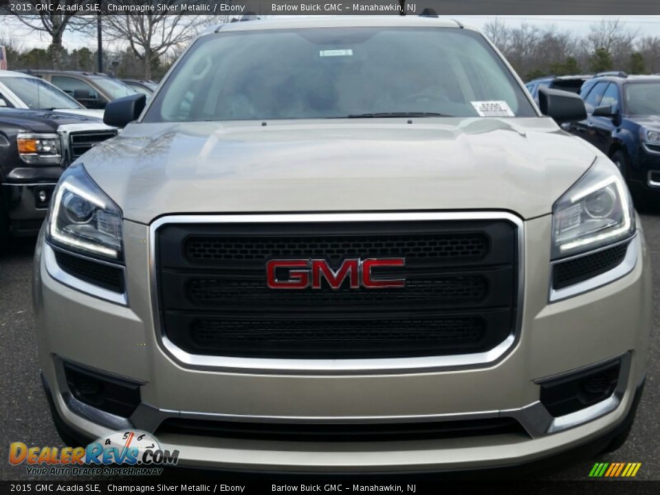 2015 GMC Acadia SLE Champagne Silver Metallic / Ebony Photo #2