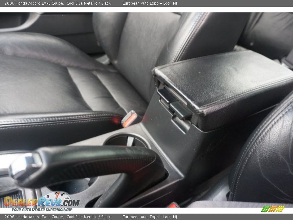 2006 Honda Accord EX-L Coupe Cool Blue Metallic / Black Photo #6