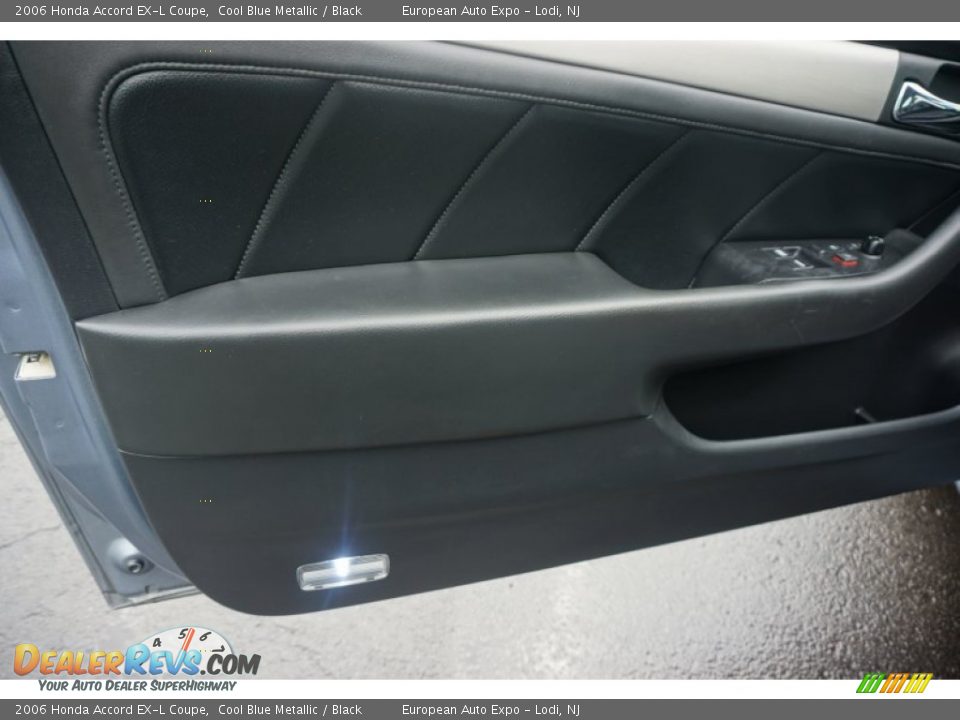 2006 Honda Accord EX-L Coupe Cool Blue Metallic / Black Photo #12