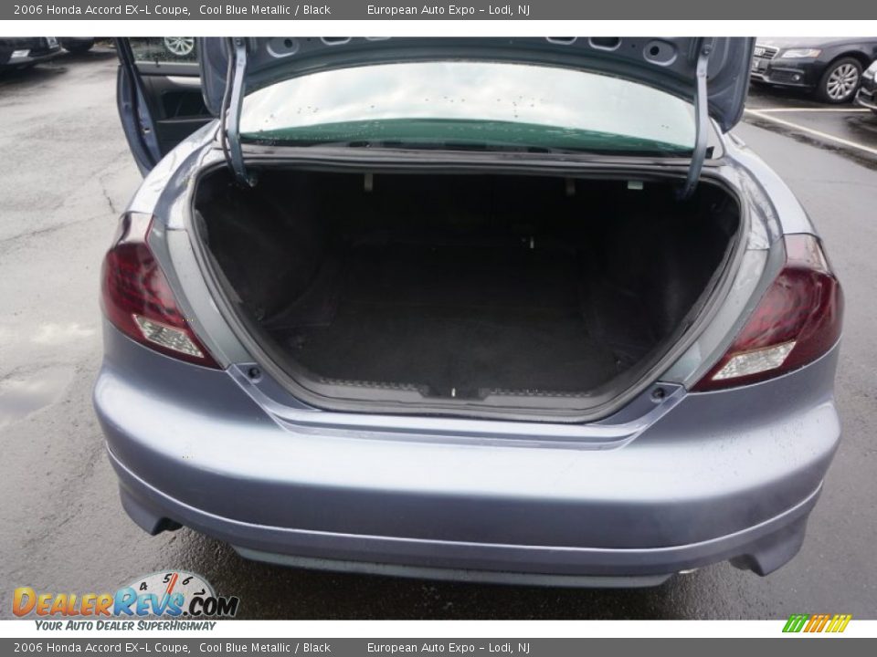 2006 Honda Accord EX-L Coupe Cool Blue Metallic / Black Photo #14