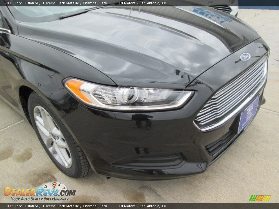 2015 Ford Fusion SE Tuxedo Black Metallic / Charcoal Black Photo #2