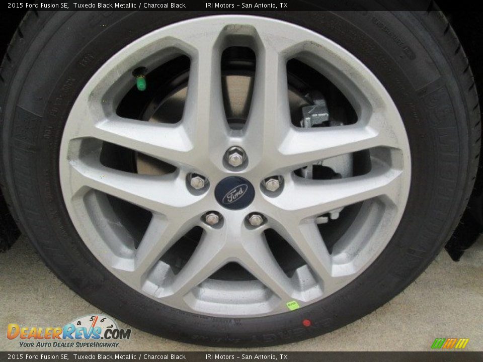 2015 Ford Fusion SE Tuxedo Black Metallic / Charcoal Black Photo #3