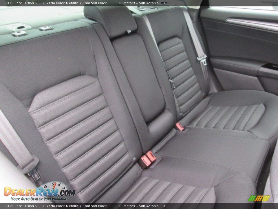 2015 Ford Fusion SE Tuxedo Black Metallic / Charcoal Black Photo #5