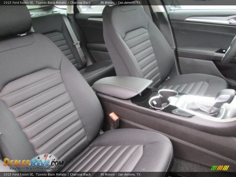 2015 Ford Fusion SE Tuxedo Black Metallic / Charcoal Black Photo #6