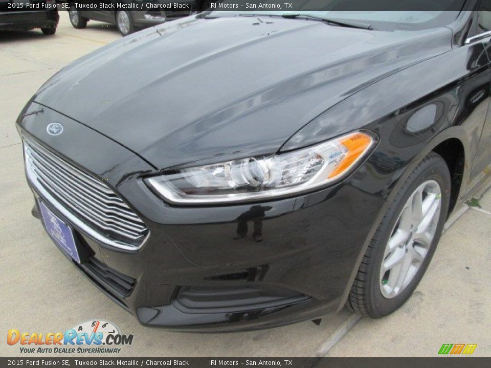 2015 Ford Fusion SE Tuxedo Black Metallic / Charcoal Black Photo #12