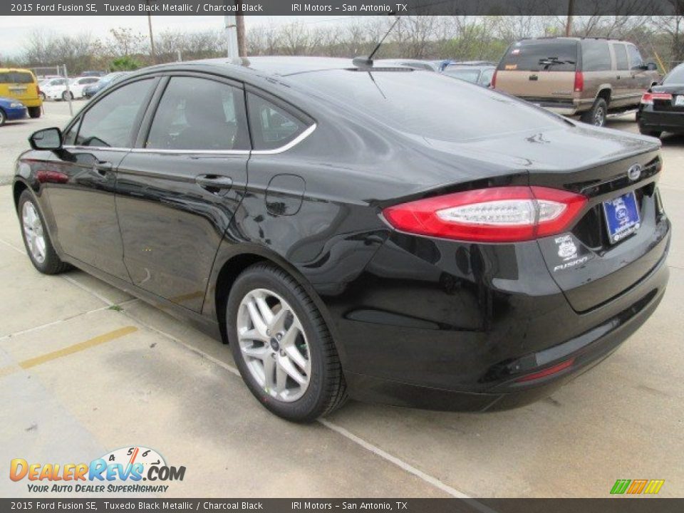 2015 Ford Fusion SE Tuxedo Black Metallic / Charcoal Black Photo #13