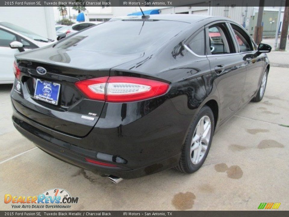 2015 Ford Fusion SE Tuxedo Black Metallic / Charcoal Black Photo #15