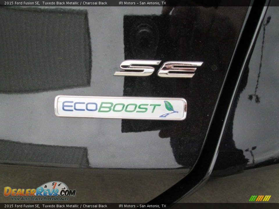 2015 Ford Fusion SE Tuxedo Black Metallic / Charcoal Black Photo #16